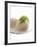 Mozzarella with Basil on Plastic Spoon-Marc O^ Finley-Framed Photographic Print