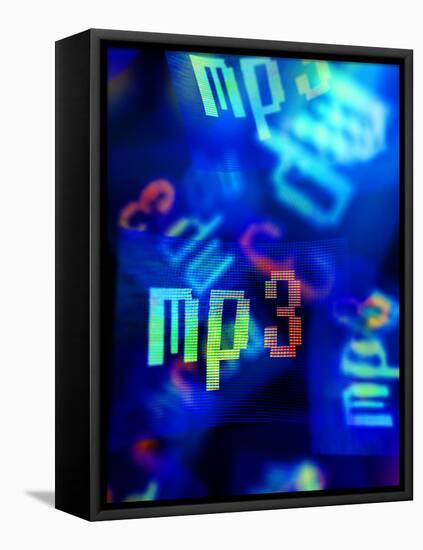 MP3, Abstract Artwork-Christian Darkin-Framed Premier Image Canvas