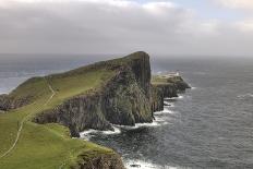 Neist Point Lighthouse in Isle of Skye, Scotland-mpalis-Framed Photographic Print