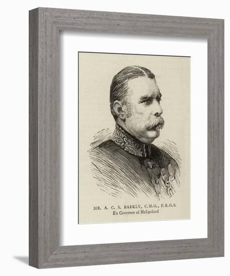 Mr A C S Barkly-null-Framed Giclee Print