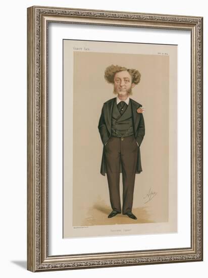 Mr Albert Grant Mp; Leicester Square; 21 February 1874; Vanity Fair; Cartoon-Carlo Pellegrini-Framed Giclee Print