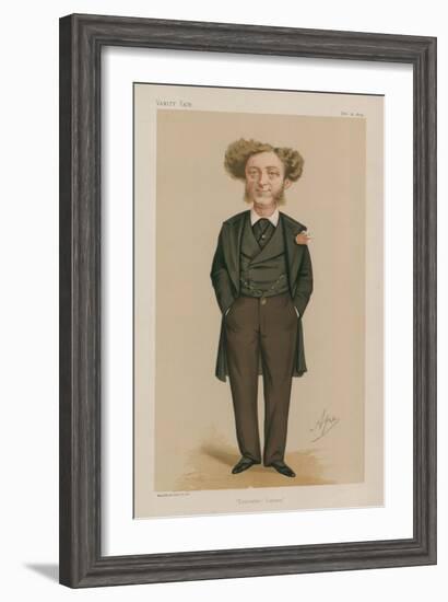 Mr Albert Grant Mp; Leicester Square; 21 February 1874; Vanity Fair; Cartoon-Carlo Pellegrini-Framed Giclee Print