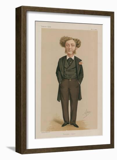 Mr Albert Grant Mp; Leicester Square; 21 February 1874; Vanity Fair; Cartoon-Carlo Pellegrini-Framed Giclee Print