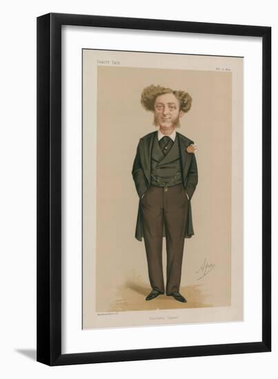 Mr Albert Grant Mp; Leicester Square; 21 February 1874; Vanity Fair; Cartoon-Carlo Pellegrini-Framed Giclee Print