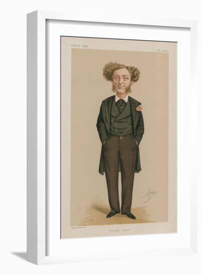 Mr Albert Grant Mp; Leicester Square; 21 February 1874; Vanity Fair; Cartoon-Carlo Pellegrini-Framed Giclee Print