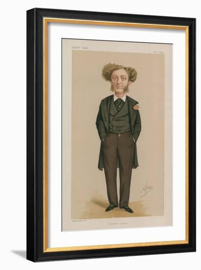 Mr Albert Grant Mp; Leicester Square; 21 February 1874; Vanity Fair; Cartoon-Carlo Pellegrini-Framed Giclee Print