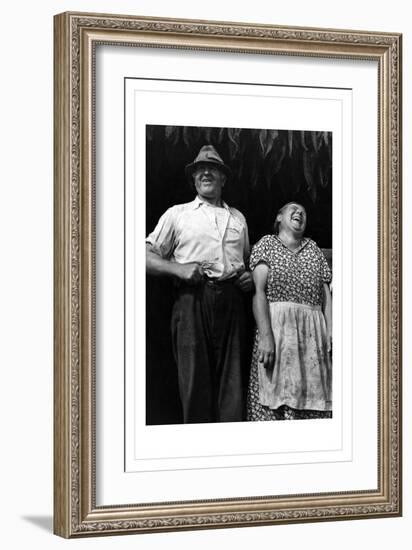 Mr. and Mrs. Andrew Lyman, Polish Tobacco Farmers-Jack Delano-Framed Art Print