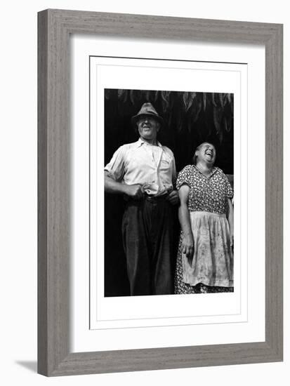 Mr. and Mrs. Andrew Lyman, Polish Tobacco Farmers-Jack Delano-Framed Art Print