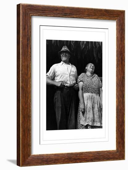 Mr. and Mrs. Andrew Lyman, Polish Tobacco Farmers-Jack Delano-Framed Art Print