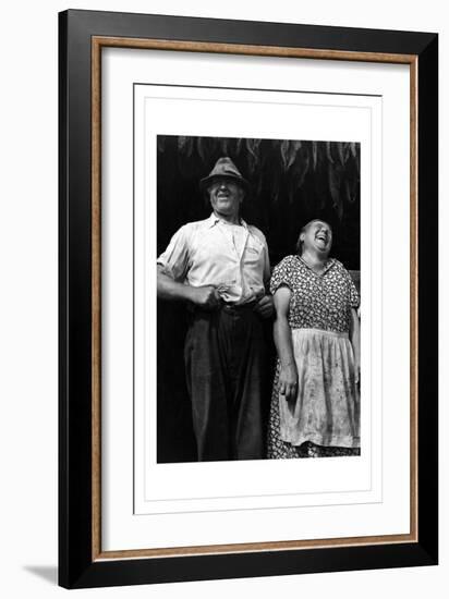 Mr. and Mrs. Andrew Lyman, Polish Tobacco Farmers-Jack Delano-Framed Art Print