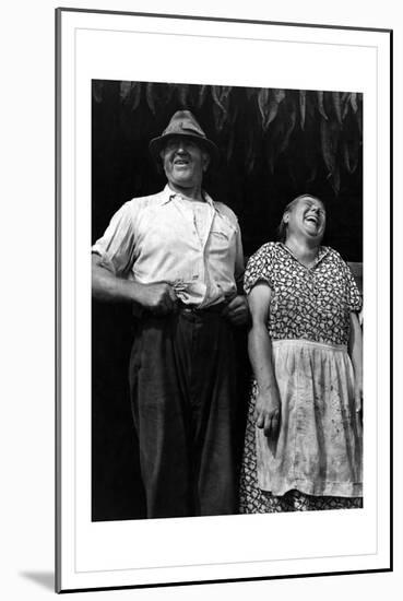 Mr. and Mrs. Andrew Lyman, Polish Tobacco Farmers-Jack Delano-Mounted Art Print