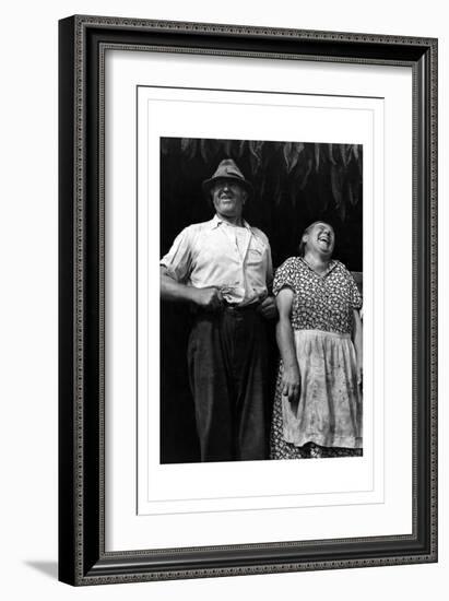 Mr. and Mrs. Andrew Lyman, Polish Tobacco Farmers-Jack Delano-Framed Art Print