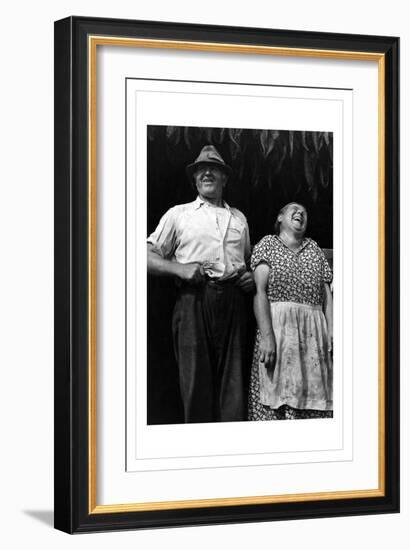 Mr. and Mrs. Andrew Lyman, Polish Tobacco Farmers-Jack Delano-Framed Art Print