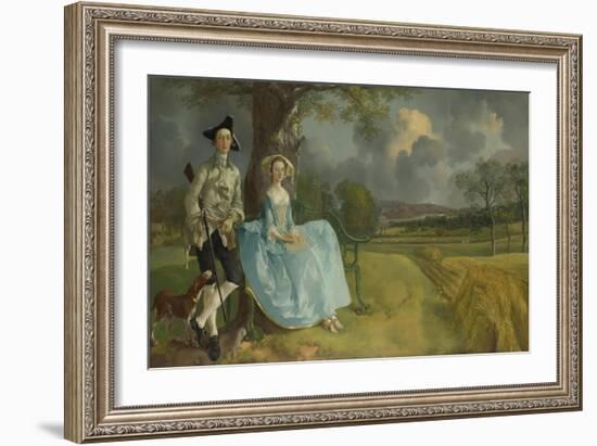 Mr and Mrs Andrews, 1750-Thomas Gainsborough-Framed Giclee Print