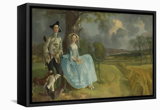 Mr and Mrs Andrews, 1750-Thomas Gainsborough-Framed Premier Image Canvas