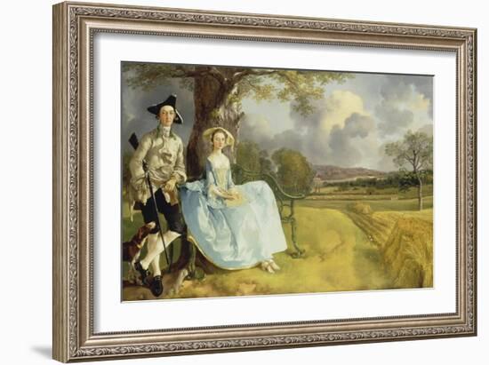 Mr and Mrs Andrews, about 1750-Thomas Gainsborough-Framed Giclee Print