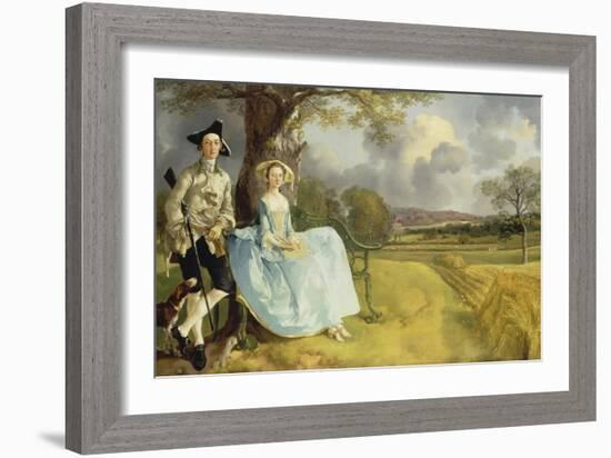 Mr and Mrs Andrews, about 1750-Thomas Gainsborough-Framed Giclee Print