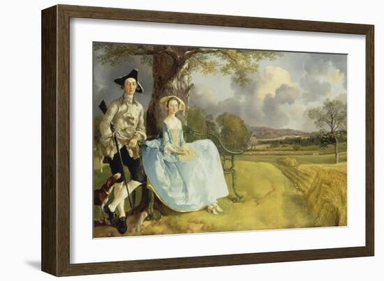 Mr and Mrs Andrews, about 1750-Thomas Gainsborough-Framed Giclee Print