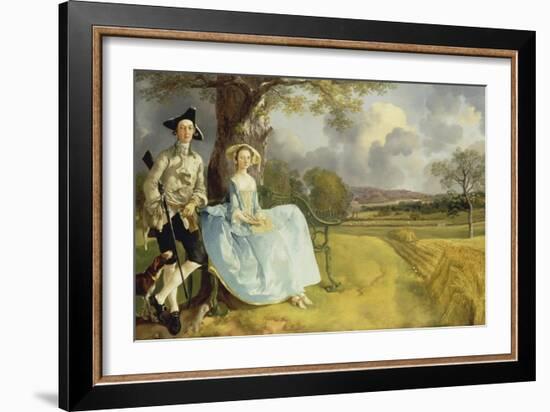 Mr and Mrs Andrews, about 1750-Thomas Gainsborough-Framed Giclee Print