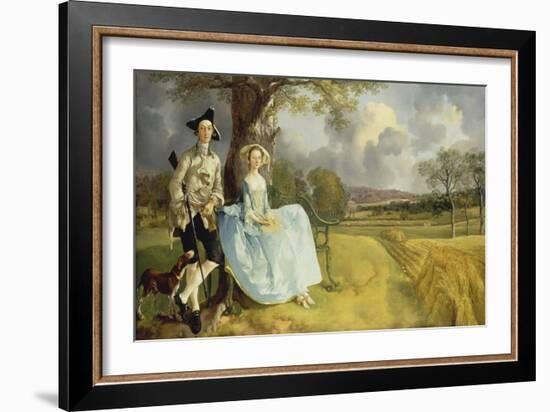 Mr and Mrs Andrews. About 1750-Thomas Gainsborough-Framed Giclee Print