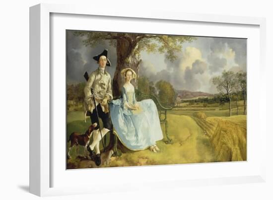 Mr and Mrs Andrews. About 1750-Thomas Gainsborough-Framed Giclee Print