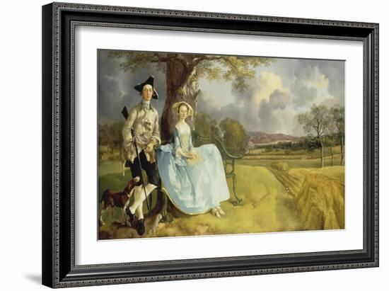 Mr and Mrs Andrews. About 1750-Thomas Gainsborough-Framed Giclee Print