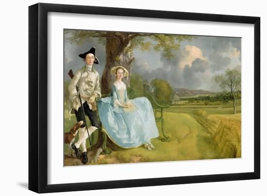 Mr. and Mrs. Andrews, circa 1748-9-Thomas Gainsborough-Framed Giclee Print