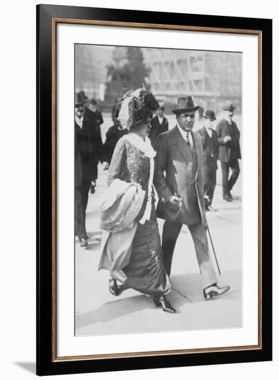 Mr. and Mrs. Enrico Caruso-null-Framed Art Print