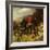 Mr and Mrs Lewis Priestman on Hunters with the Braes of Derwent Hunt in a Landscape-John Charlton-Framed Giclee Print