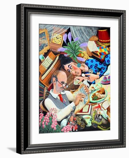 Mr. and Mrs. Pugh as He Plots His Wife's Demise, 2005-Tony Todd-Framed Giclee Print