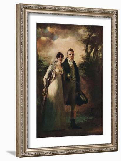 'Mr. and Mrs. Robert Campbell of Kailzie', c1805, (1926)-Henry Raeburn-Framed Giclee Print