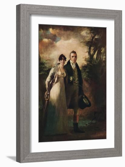 'Mr. and Mrs. Robert Campbell of Kailzie', c1805, (1926)-Henry Raeburn-Framed Giclee Print