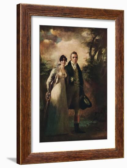 'Mr. and Mrs. Robert Campbell of Kailzie', c1805, (1926)-Henry Raeburn-Framed Giclee Print