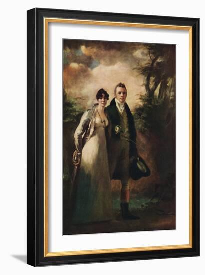 'Mr. and Mrs. Robert Campbell of Kailzie', c1805, (1926)-Henry Raeburn-Framed Giclee Print