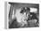 Mr. and Mrs. Thomas Beagan Jr. Kissing in Back of Car after their Wedding Ceremony-Ed Clark-Framed Premier Image Canvas