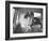 Mr. and Mrs. Thomas Beagan Jr. Kissing in Back of Car after their Wedding Ceremony-Ed Clark-Framed Photographic Print