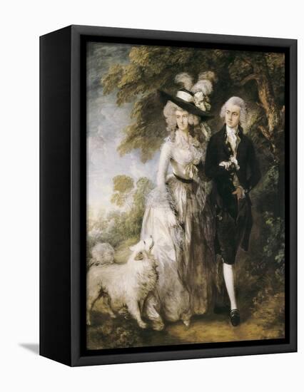 Mr and Mrs William Hallett ('The Morning Walk')-Thomas Gainsborough-Framed Stretched Canvas