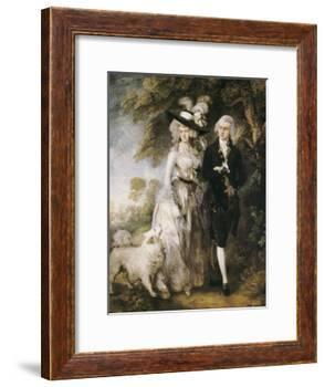 Mr and Mrs William Hallett ('The Morning Walk')-Thomas Gainsborough-Framed Art Print