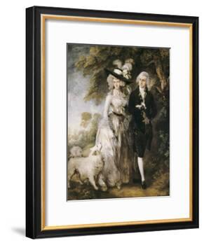 Mr and Mrs William Hallett ('The Morning Walk')-Thomas Gainsborough-Framed Art Print