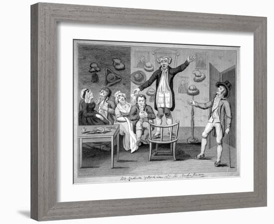 Mr Anderson (Of Bride Lane, Cit) the Barber Parson, 1780-null-Framed Giclee Print