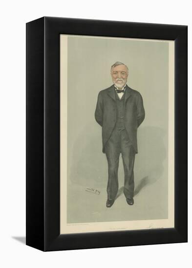 Mr Andrew Carnegie-Sir Leslie Ward-Framed Premier Image Canvas