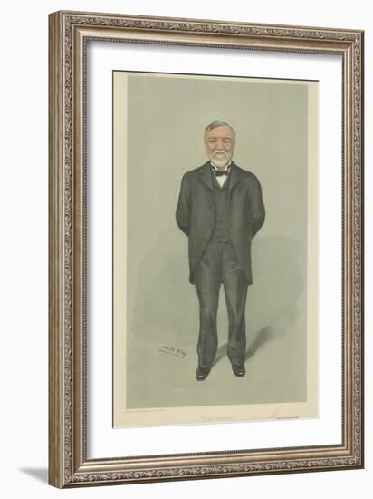 Mr Andrew Carnegie-Sir Leslie Ward-Framed Giclee Print