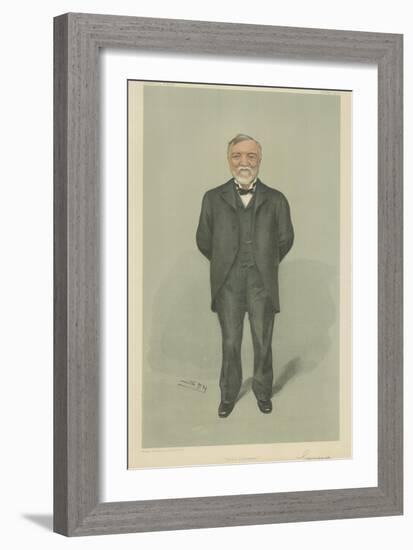 Mr Andrew Carnegie-Sir Leslie Ward-Framed Giclee Print