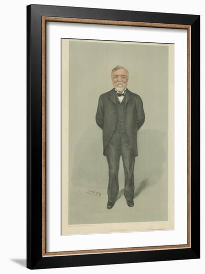 Mr Andrew Carnegie-Sir Leslie Ward-Framed Giclee Print