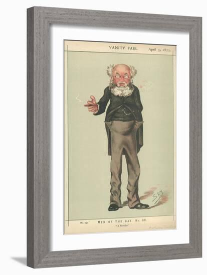 Mr Anthony Trollope, a Novelist, 5 April 1873, Vanity Fair Cartoon-Carlo Pellegrini-Framed Giclee Print