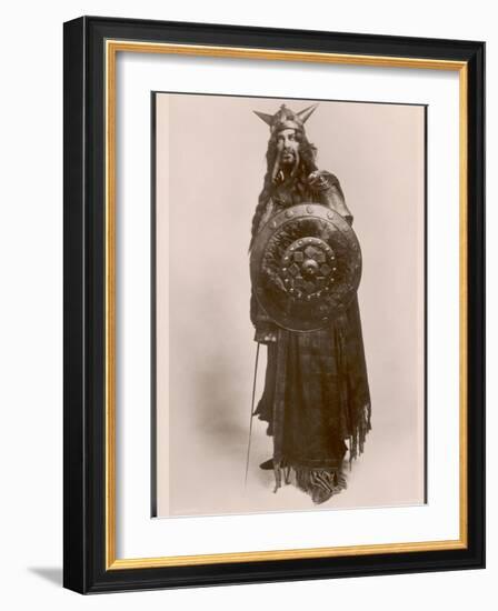 Mr. Arthur Bourchier Dressed for the Part of Macduff-null-Framed Photographic Print