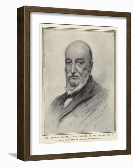 Mr Arthur Chappell, the Founder of the Monday Pops-John Seymour Lucas-Framed Giclee Print