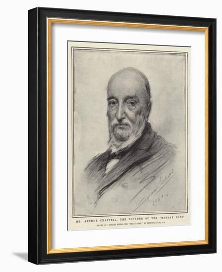 Mr Arthur Chappell, the Founder of the Monday Pops-John Seymour Lucas-Framed Giclee Print