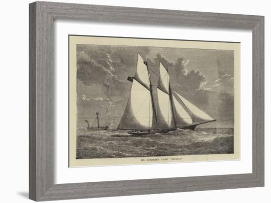 Mr Ashbury's Yacht Livonia-Charles Ricketts-Framed Giclee Print