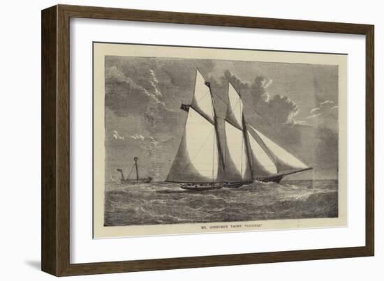 Mr Ashbury's Yacht Livonia-Charles Ricketts-Framed Giclee Print